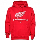 Men's Detroit Red Wings Majestic Critical Victory VIII Fleece Hoodie - Steel,baseball caps,new era cap wholesale,wholesale hats